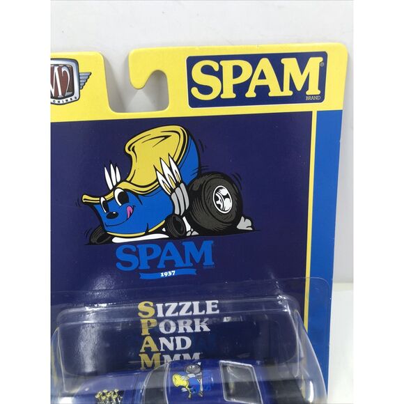 M2 Machines Auto Drivers 1: 64 Scale 1970 Ford Mustang Boss 429 Blue Spam Car - Picture 9 of 16